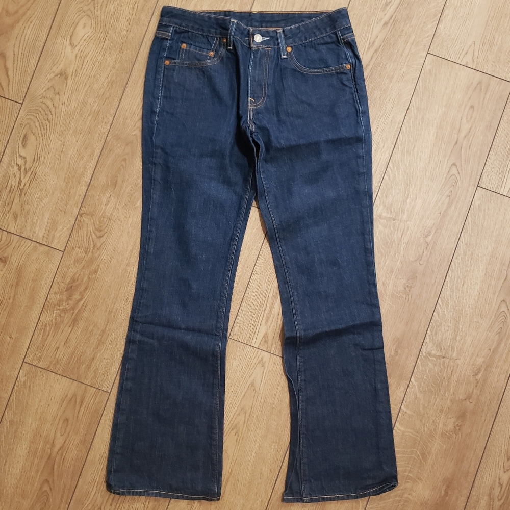 Levi's Women's 31 L Long Tall Premium Ultimate Bootcut Jeans Dark Wash